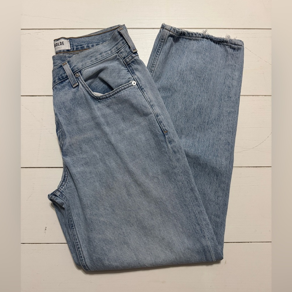 Agolde Criss Cross Denim Jeans